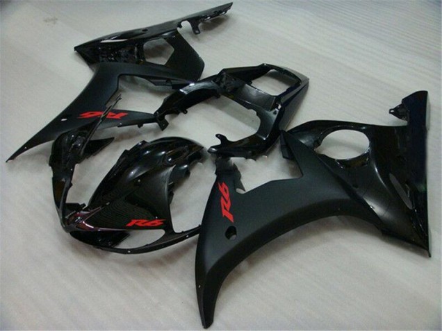 Yamaha R6 2003-2005 Vollverkleidung - Schwarz Verkauf