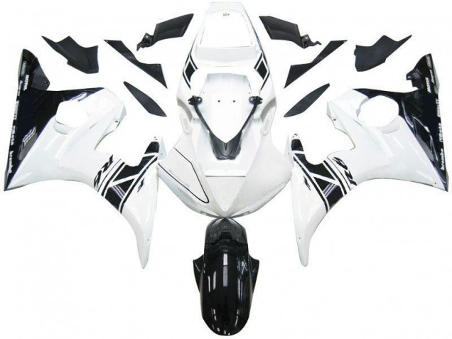 Yamaha R6 2003-2005 Verkleidungen - Schwarz Weißes Tribal Verkauf Yamaha R6 2003-2005 Verkleidungen - Schwarz Weißes Tribal Verkauf