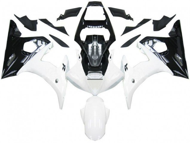 Yamaha R6 2003-2005 Verkleidungen - Schwarz Weiß Verkauf Yamaha R6 2003-2005 Verkleidungen - Schwarz Weiß Verkauf