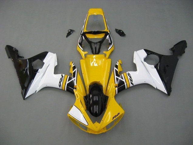 Yamaha R6 2003-2005 Verkleidungen - Gelb Weiß Schwarz Verkauf Yamaha R6 2003-2005 Verkleidungen - Gelb Weiß Schwarz Verkauf