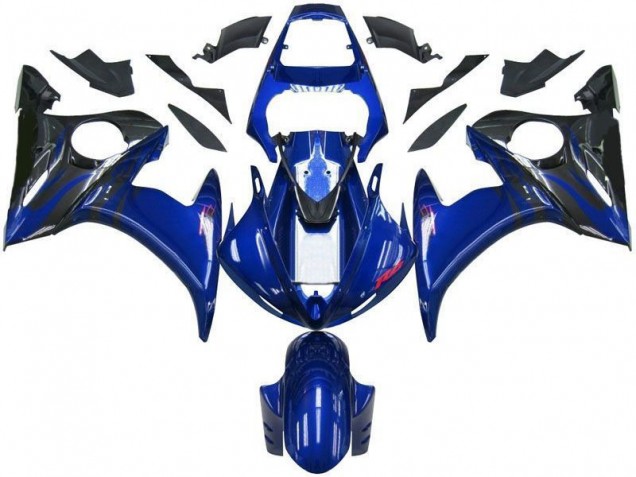 Yamaha R6 2003-2005 Verkleidung - Blau Schwarz Verkauf Yamaha R6 2003-2005 Verkleidung - Blau Schwarz Verkauf