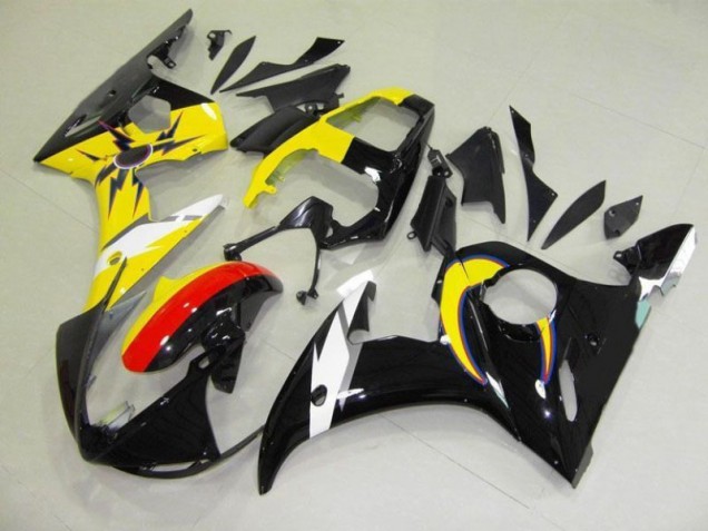 Yamaha R6 2003-2005 Verkleidungen - Mond Schwarz Gelb Verkauf Yamaha R6 2003-2005 Verkleidungen - Mond Schwarz Gelb Verkauf