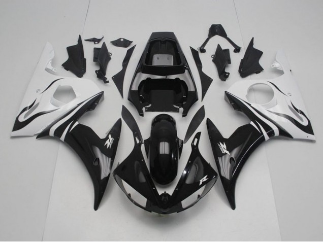 Yamaha R6 2003-2005 Verkleidung - Schwarz Weiß Verkauf Yamaha R6 2003-2005 Verkleidung - Schwarz Weiß Verkauf