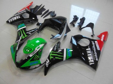 Yamaha R6 2003-2005 Verkleidungen - Grünes Monster Verkauf