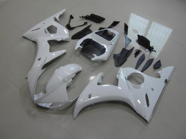 Yamaha R6 2003-2005 Verkleidungen - Weiß Kein Aufkleber Verkauf Yamaha R6 2003-2005 Verkleidungen - Weiß Kein Aufkleber Verkauf