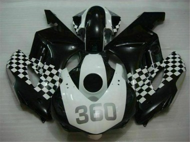 Honda CBR 1000 RR 2004-2005 Verkleidungen - Weiß Schwarz Verkauf