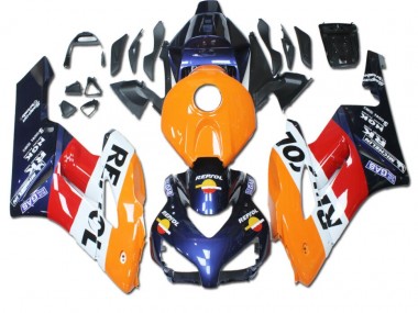 Honda CBR 1000 RR 2004-2005 Verkleidungen - Orange Rot Blau Repsol Verkauf