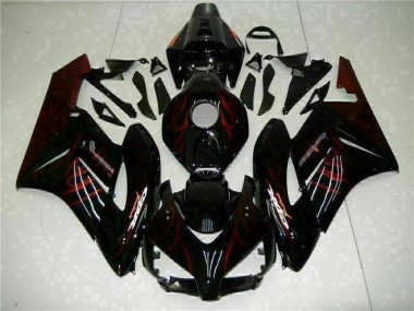 Honda CBR 1000 RR 2004-2005 Verkleidungen - Rot Flamme Schwarz Verkauf