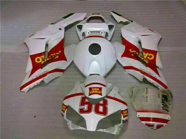 Honda CBR 1000 RR 2004-2005 Verkleidungen - Weiß Rot Verkauf Honda CBR 1000 RR 2004-2005 Verkleidungen - Weiß Rot Verkauf