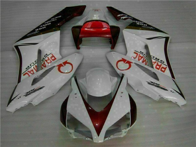 Honda CBR 1000 RR 2004-2005 Vollverkleidung - Weiß Rot Verkauf Honda CBR 1000 RR 2004-2005 Vollverkleidung - Weiß Rot Verkauf