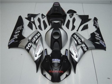 Honda CBR 1000 RR 2004-2005 Verkleidungen - Schwarz Silber Repsol Verkauf