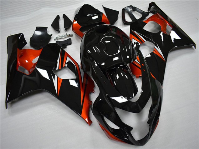 Suzuki GSXR 600 / 750 K4 2004-2005 Verkleidungen - Orange Schwarz Verkauf