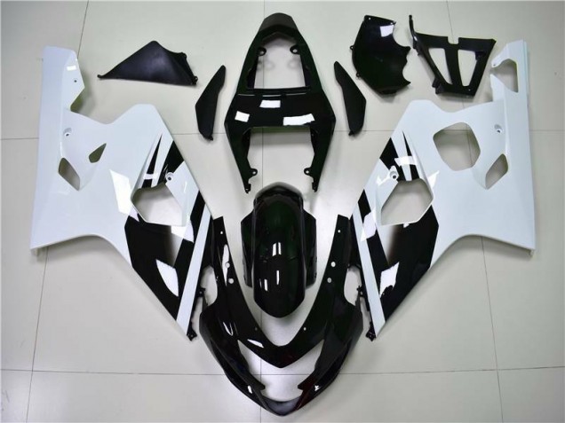 Suzuki GSXR 600 / 750 K4 2004-2005 Verkleidung - Weiß Schwarz Verkauf