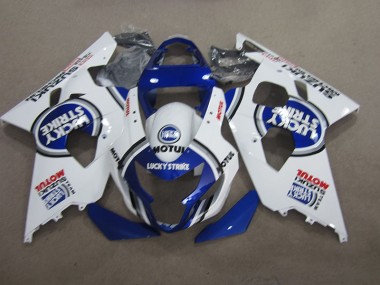 Suzuki GSXR 600 K4 2004-2005 Verkleidungen - Blau Weiß Lucky Strike Motul Verkauf