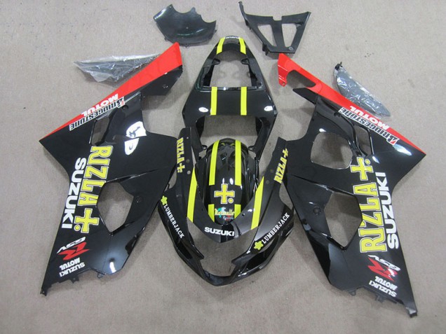 Suzuki GSXR 750 K4 2004-2005 Verkleidungen - Schwarz Gelb Rizla Verkauf