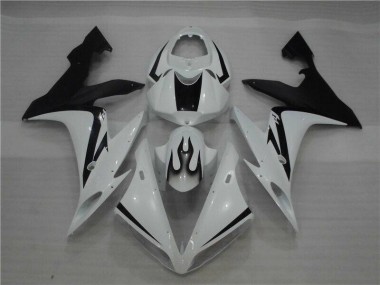 Yamaha R1 2004-2006 Verkleidungen - Weiß Schwarz Flamme Verkauf
