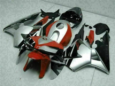 Honda CBR 600 RR 2005-2006 Verkleidungen - Schwarz Silber Rot Verkauf