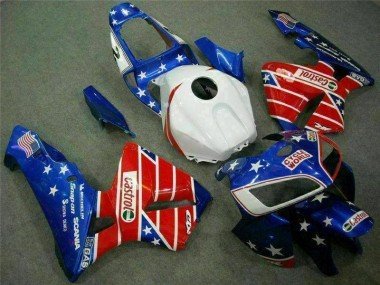 Honda CBR 600 RR 2005-2006 Verkleidungen - Blau Rot Castrol Zykluswelt Verkauf