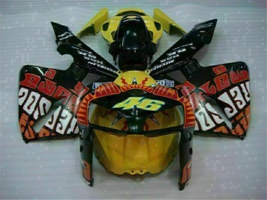 Honda CBR 600 RR 2005-2006 Verkleidungen - Schwarz Rot Gelb 46 Verkauf