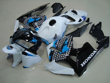 Honda CBR 600 RR 2005-2006 Verkleidungen - Matt Schwarz mit rotem Aufkleber Verkauf