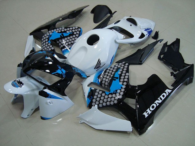 Honda CBR 600 RR 2005-2006 Verkleidungen - Matt Schwarz mit rotem Aufkleber Verkauf