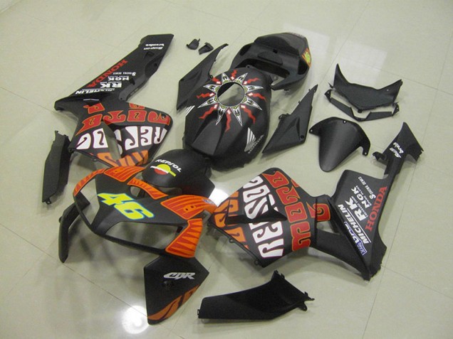 Honda CBR 600 RR 2005-2006 Verkleidungen - Matt Schwarzer Rossi Verkauf