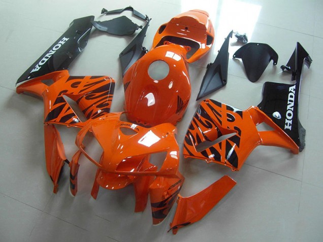 Honda CBR 600 RR 2005-2006 Verkleidungen - Orange Schwarze Flamme Verkauf