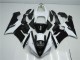 Kawasaki ZX6R 2005-2006 Verkleidungen - Schwarz Weiß Verkauf Kawasaki ZX6R 2005-2006 Verkleidungen - Schwarz Weiß Verkauf