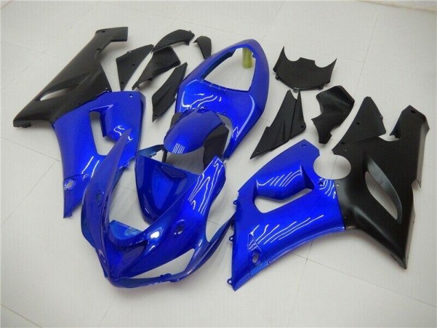 Kawasaki ZX6R 2005-2006 Verkleidungen - Blau Verkauf Kawasaki ZX6R 2005-2006 Verkleidungen - Blau Verkauf