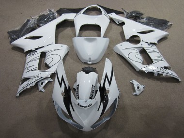 Kawasaki ZX6R 2005-2006 Verkleidungen - Weiß Ninja 636 Verkauf