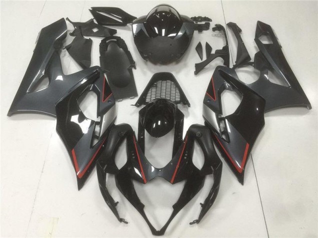 Suzuki GSXR 1000 K5 2005-2006 Verkleidungen - Schwarz Grau Verkauf