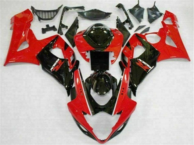 Suzuki GSXR 1000 K5 2005-2006 Verkleidungen - Rot Schwarz Verkauf