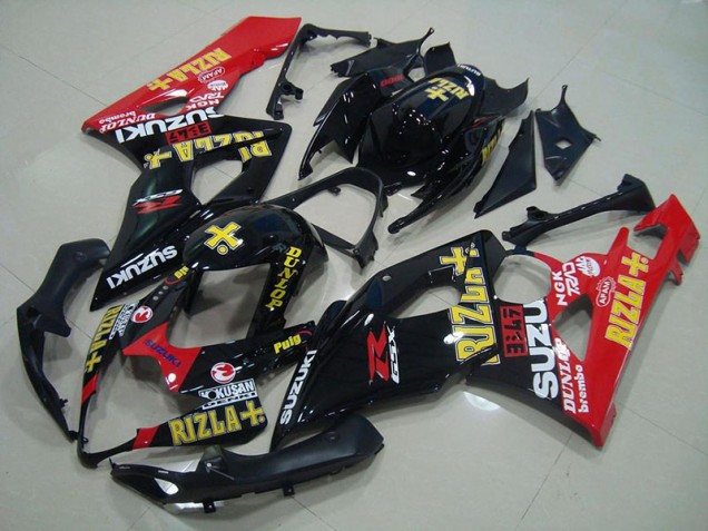 Suzuki GSXR 1000 K5 2005-2006 Verkleidungen - Schwarz Rot Rizla Verkauf