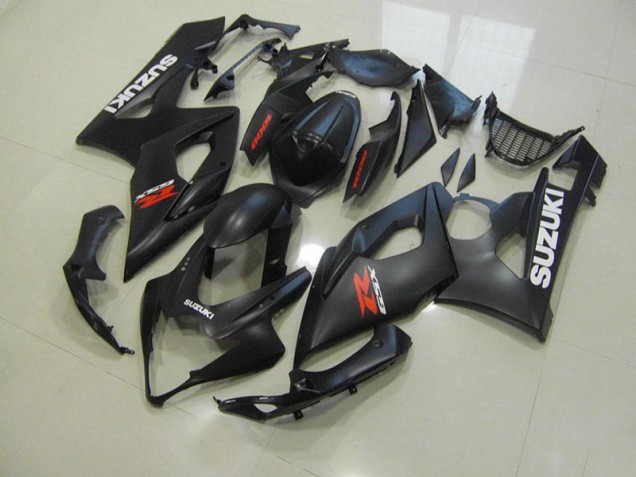 Suzuki GSXR 1000 K5 2005-2006 Verkleidungen - Matt Schwarz mit Weißen Aufklebern Verkauf Suzuki GSXR 1000 K5 2005-2006 Verkleidungen - Matt Schwarz mit Weißen Aufklebern Verkauf