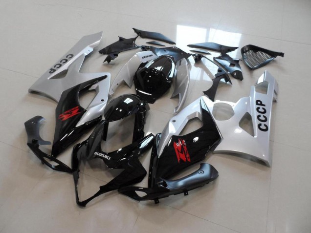 Suzuki GSXR 1000 K5 2005-2006 Verkleidungen - Silber Schwarz Verkauf Suzuki GSXR 1000 K5 2005-2006 Verkleidungen - Silber Schwarz Verkauf