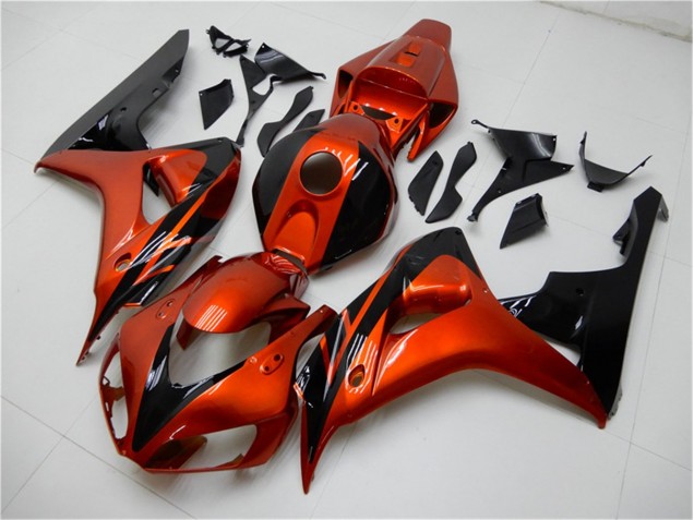 Honda CBR 1000 RR 2006-2007 Verkleidungen - Orange Schwarz Verkauf