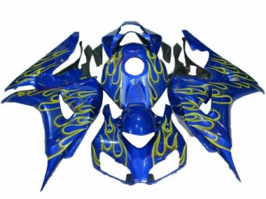Honda CBR 1000 RR 2006-2007 Verkleidungen - Gelb Flamme Blau Verkauf