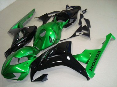 Honda CBR 1000 RR 2006-2007 Verkleidungen - Schwarz Grün Verkauf
