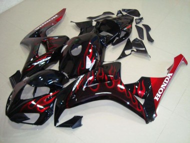 Honda CBR 1000 RR 2006-2007 Verkleidungen - Rot Flamme Verkauf