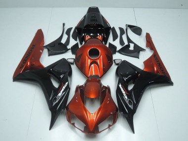 Honda CBR 1000 RR 2006-2007 Verkleidungen - Orange und Schwarz Verkauf