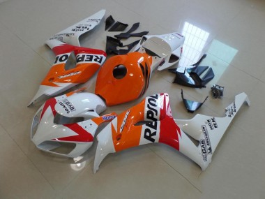 Honda CBR 1000 RR 2006-2007 Verkleidungen - Weiß Und Orange Repsol Verkauf