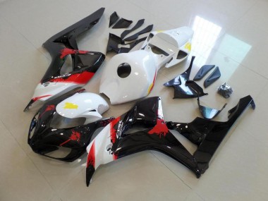 Honda CBR 1000 RR 2006-2007 Verkleidungen - Weiß Schwarz mit Kein Aufkleber Verkauf