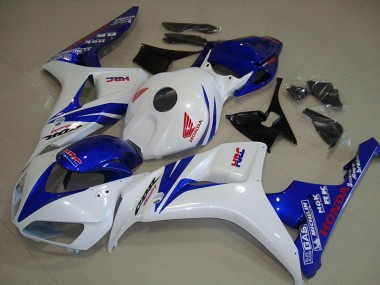 Honda CBR 1000 RR 2006-2007 Verkleidungen - Weiß Und Blau Verkauf