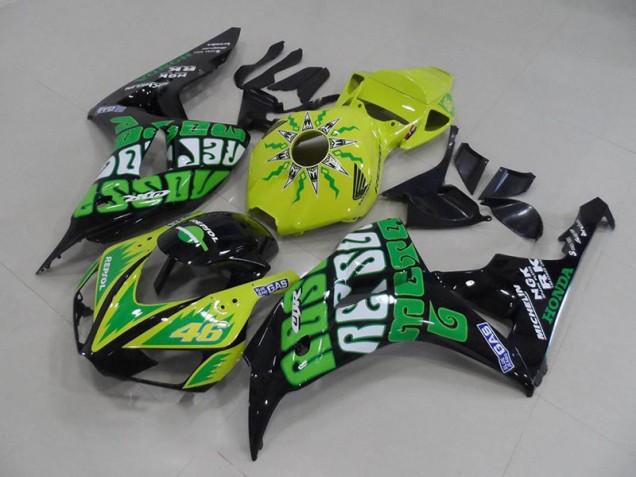 Honda CBR 1000 RR 2006-2007 Verkleidungen - Gelb Grün Rossi Verkauf Honda CBR 1000 RR 2006-2007 Verkleidungen - Gelb Grün Rossi Verkauf