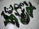 Kawasaki ZX10R 2006-2007 Verkleidungen - Schwarze Grüne Flamme Verkauf Kawasaki ZX10R 2006-2007 Verkleidungen - Schwarze Grüne Flamme Verkauf