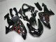 Kawasaki ZX10R 2006-2007 Verkleidungen - Schwarz Grau Rot Verkauf Kawasaki ZX10R 2006-2007 Verkleidungen - Schwarz Grau Rot Verkauf