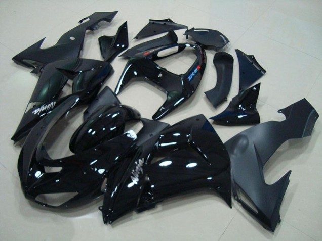 Kawasaki ZX10R 2006-2007 Verkleidungen - Glänzend Schwarz Matt Schwarz Verkauf Kawasaki ZX10R 2006-2007 Verkleidungen - Glänzend Schwarz Matt Schwarz Verkauf