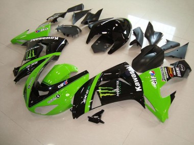 Kawasaki ZX10R 2006-2007 Verkleidung - Grünes Monster Verkauf