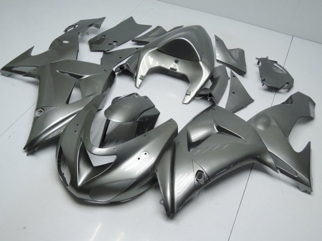 Kawasaki ZX10R 2006-2007 Verkleidungen - Glänzend Grau Verkauf Kawasaki ZX10R 2006-2007 Verkleidungen - Glänzend Grau Verkauf