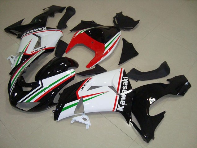 Kawasaki ZX10R 2006-2007 Verkleidungen - Weiß Und Schwarz Verkauf Kawasaki ZX10R 2006-2007 Verkleidungen - Weiß Und Schwarz Verkauf